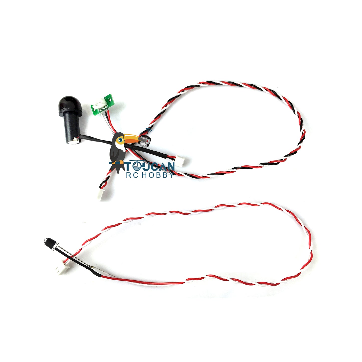 Henglong 1/16 RC Tank Rotating Gearbox Smoke Unit Board FPV System Infrared Combating System Receiver Plastic 340/360 Degree Rotating Gear Metal Antenna