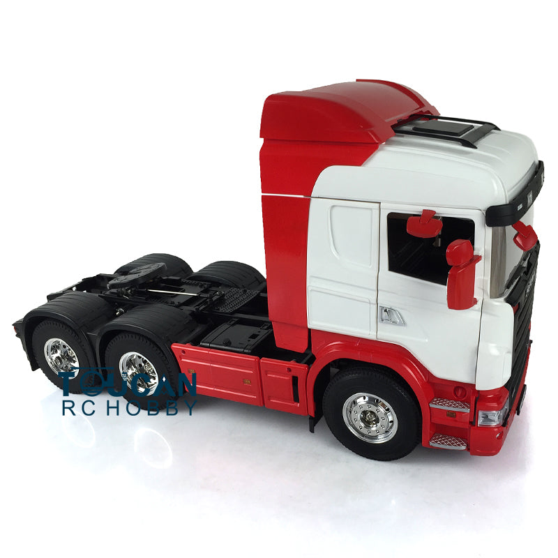 Toucan Hobby 1/14 Midtop 3-Axle RC Tractor Truck KIT Radio Control Car Painting Cabin Motor DIY Model Eletric Machine Toy Gift