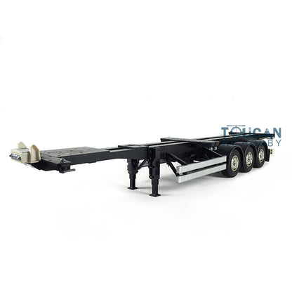 Fast Free Shipping for EU TOUCAN 40ft Chassis Model for 1/14 DIY TAMIYA Tractor Truck Semi Trailer Car