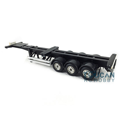 Fast Free Shipping for EU TOUCAN 40ft Chassis Model for 1/14 DIY TAMIYA Tractor Truck Semi Trailer Car