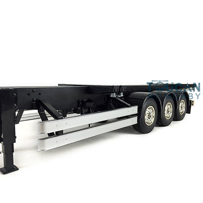 Fast Free Shipping for EU TOUCAN 40ft Chassis Model for 1/14 DIY TAMIYA Tractor Truck Semi Trailer Car