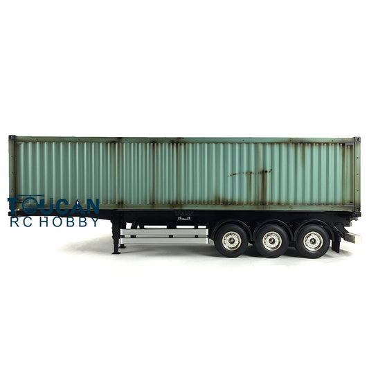 Toucan Hobbby 1/14 RC Semi Truck Radio Controlled Tractor Trailer DIY Painted 40ft Chassis Container KIT DIY Accessories