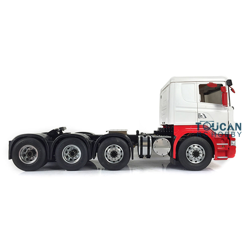 TOUCAN 1/14 Metal Chassis 8*8 RC Tractor Truck Model TOUCAN Cabin TAMIYA