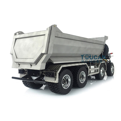 LESU TGS Cabin 1/14 8*8/6*6 Metal RC Dumper Truck Hydraulic Contruction Vehicle 540 Brushed Motor Light Sound for Professional Model Hobbyists