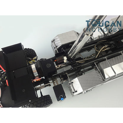 LESU TGS Cabin 1/14 8*8/6*6 Metal RC Dumper Truck Hydraulic Contruction Vehicle 540 Brushed Motor Light Sound for Professional Model Hobbyists