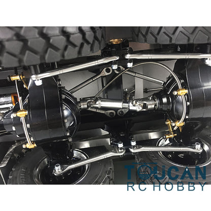 LESU TGS Cabin 1/14 8*8/6*6 Metal RC Dumper Truck Hydraulic Contruction Vehicle 540 Brushed Motor Light Sound for Professional Model Hobbyists