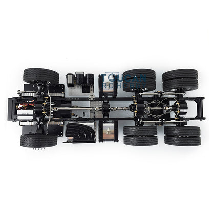 LESU 6x6/6x4 Metal Chassis 20130016-A/B with 2 Speed Transmission for 1/14 DIY TAMIYA 3363 1851 Tractor Truck Model Spare Part