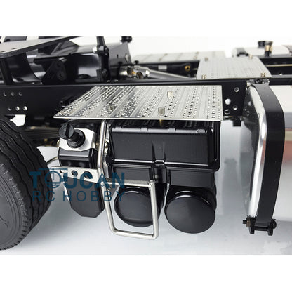 LESU 6x6/6x4 Metal Chassis 20130016-A/B with 2 Speed Transmission for 1/14 DIY TAMIYA 3363 1851 Tractor Truck Model Spare Part