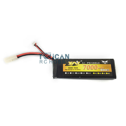 US Stock 7.4V 7000MAH Lipo Battery for 1/16 Henglong RC Tank Remote Control Military Vehicle Electronic Parts Hobby Model