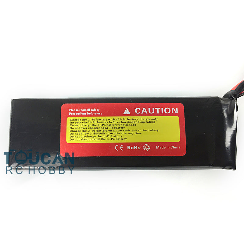 1/16 Henglong 7.4V 7000MAH Lipo Battery With XT60 Charger Plug Balanced Charging Board Electronic Parts For 3818/3819 RC Tank Model