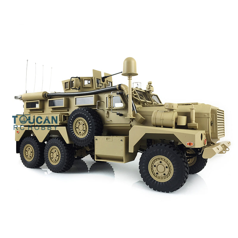 HG 1/12 6*6 RC 6x6 MRAP Vehicle P602 16CH Radio Explosion Proof
