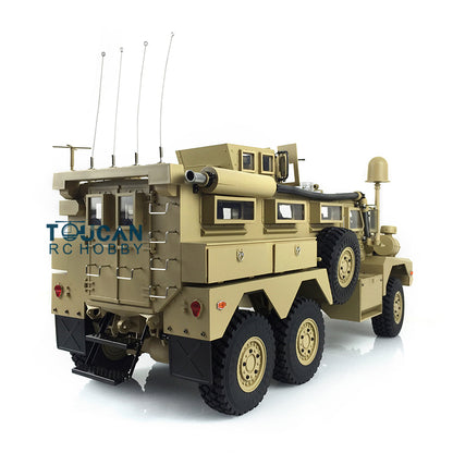 HG 1/12 6*6 RC 6x6 MRAP Vehicle P602 16CH Radio Explosion Proof Truck Outdoor Remote Control w/ Radio System ESC Motor