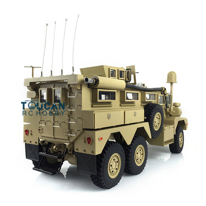 AU STOCK 1/12 6x6 RC Cougar MRAP Vehicle Remote Controlled Military Car 16CH Radio Explosion Proof Car W/Motor Servo ESC Sound Light
