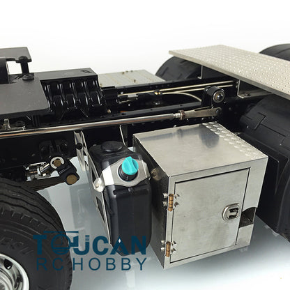 In Stock LESU Metal RC Assembled Heavy-duty Chassis for 1/14 Scale 1851 3363 Tractor Truck 3 Speed Transmission Highline Equipment Rack Truck UpgradeParts