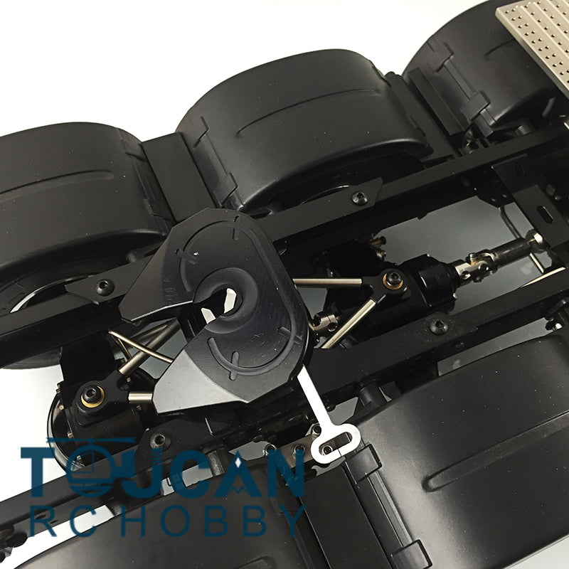 In Stock LESU Metal RC Assembled Heavy-duty Chassis for 1/14 Scale 1851 3363 Tractor Truck 3 Speed Transmission Highline Equipment Rack Truck UpgradeParts