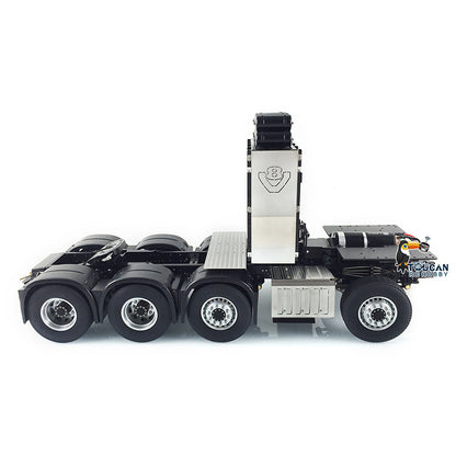 LESU 8x8 Metal RC Truck Chassis Aluminum Alloy Heavy-Duty Frame 2-Speed Transmission Equipment Rack 540 Brushed Motor for 1/14 RC TAMIYA R620 3363 1851 DIY Models