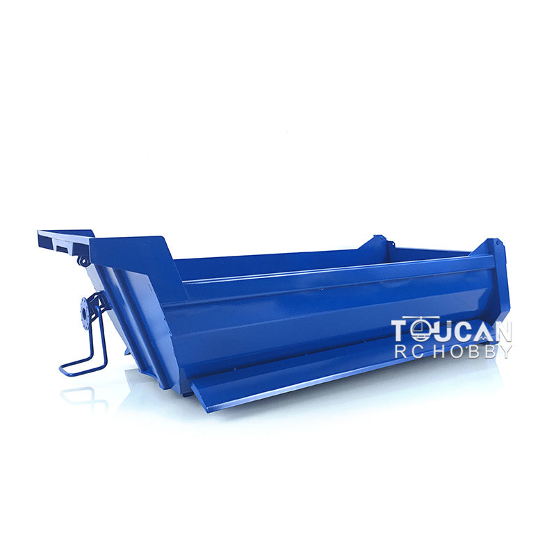 LESU 1/14 8x8 Metal Hydraulic RC Dump Truck Tipper 2 Speed Transmission Axles With Differential Lock FlySky I6S Remote Controller Sound Light System