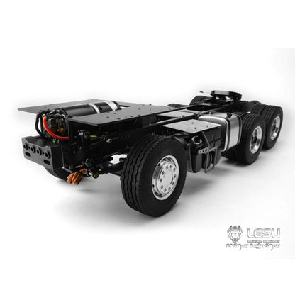 LESU 6x6/6x4 Metal Chassis 20130016-A/B with 2 Speed Transmission for 1/14 DIY TAMIYA 3363 1851 Tractor Truck Model Spare Part