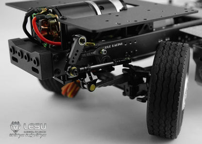 LESU 6x6/6x4 Metal Chassis 20130016-A/B with 2 Speed Transmission for 1/14 DIY TAMIYA 3363 1851 Tractor Truck Model Spare Part