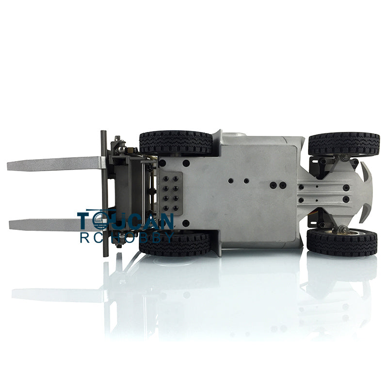 TOUCAN RC HOBBY LESU RC 1/14 Hydraulic forklift Transfer Car Truck Model ESC Motor Light Sound System Metal Front Rear Wheel Hub Toolbox