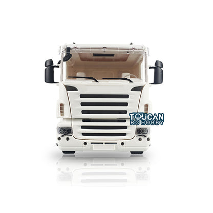 1/14 LESU RC 6*6 Metal Chassis DIY Cabin 802A/ 802B/ 802C Tractor Cabin Roof W/ RC ESC Motor Lock Differential G-6216 Chimney