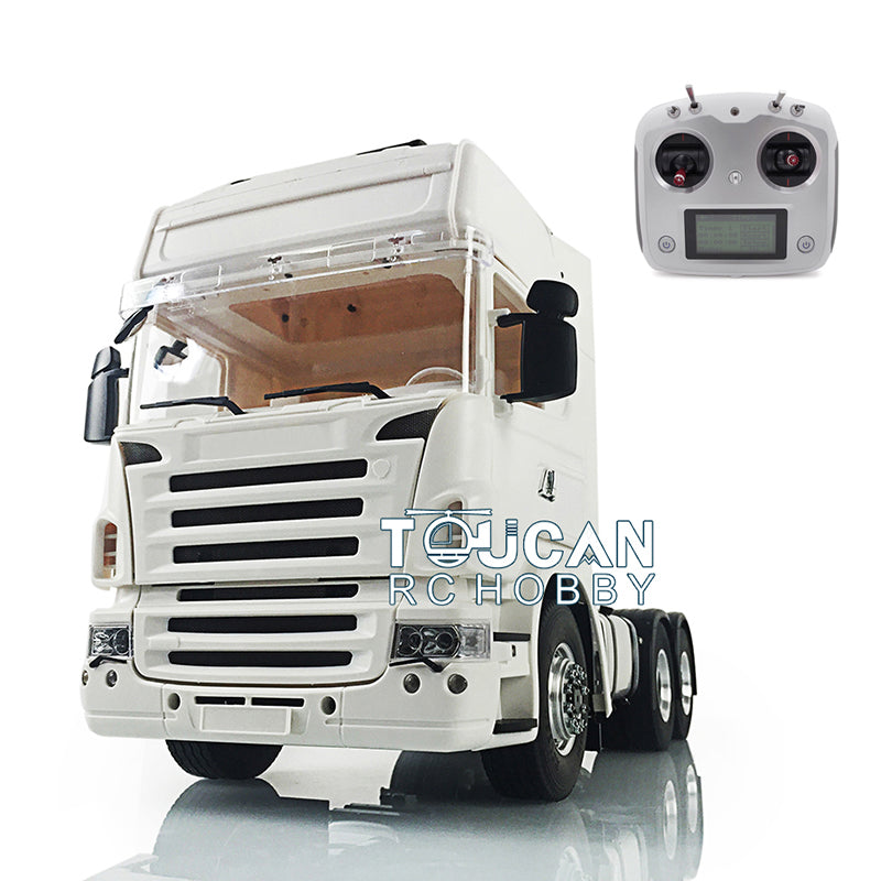 LESU 1/14 6*6 RC Tractor Truck Metal Chassis DIY Cabin Model for Tamiya W/ ESC Motor Servo 2 Speed Gearbox FS i6S with iA10B