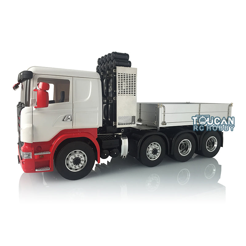 TOUCAN RC 1/14 Metal 8*8 Chassis Car Hopper TOUCAN 802C Painted Cabin