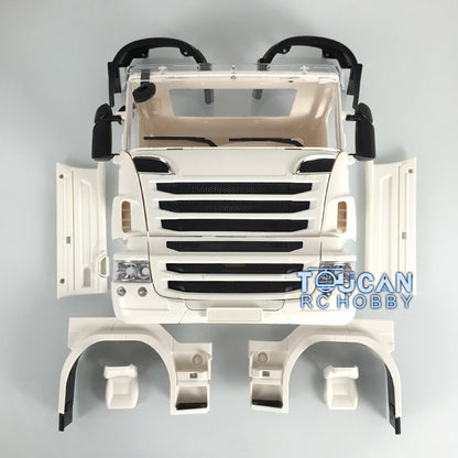 Plastic Highline Cabin for 1/14 TAMIYA RC Tractor Truck Remote Controlled Car R730 KIT DIY Accessories Spare Patrs