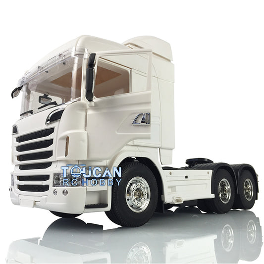 Toucan Hobby 1/14 3-Axle Midtop RC Truck DIY Radio Controlled Tractor Trailer Chassis Model Cabin Motor Car KIT Verison R730
