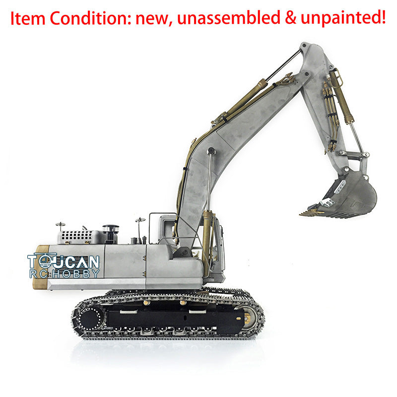 LESU PC360 1/14 Metal RC Hydraulic Excavator B0002 8MPa Oil Pump System Brushed Motor Lighting DIY Construction Model for Hobby Builders