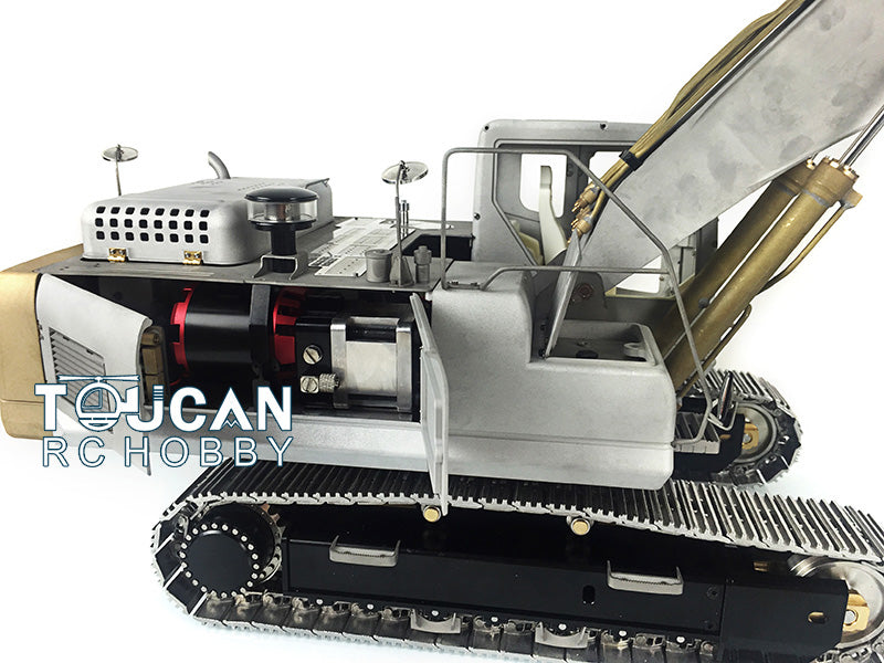 LESU PC360 1/14 Metal RC Hydraulic Excavator B0002 8MPa Oil Pump System Brushed Motor Lighting DIY Construction Model for Hobby Builders