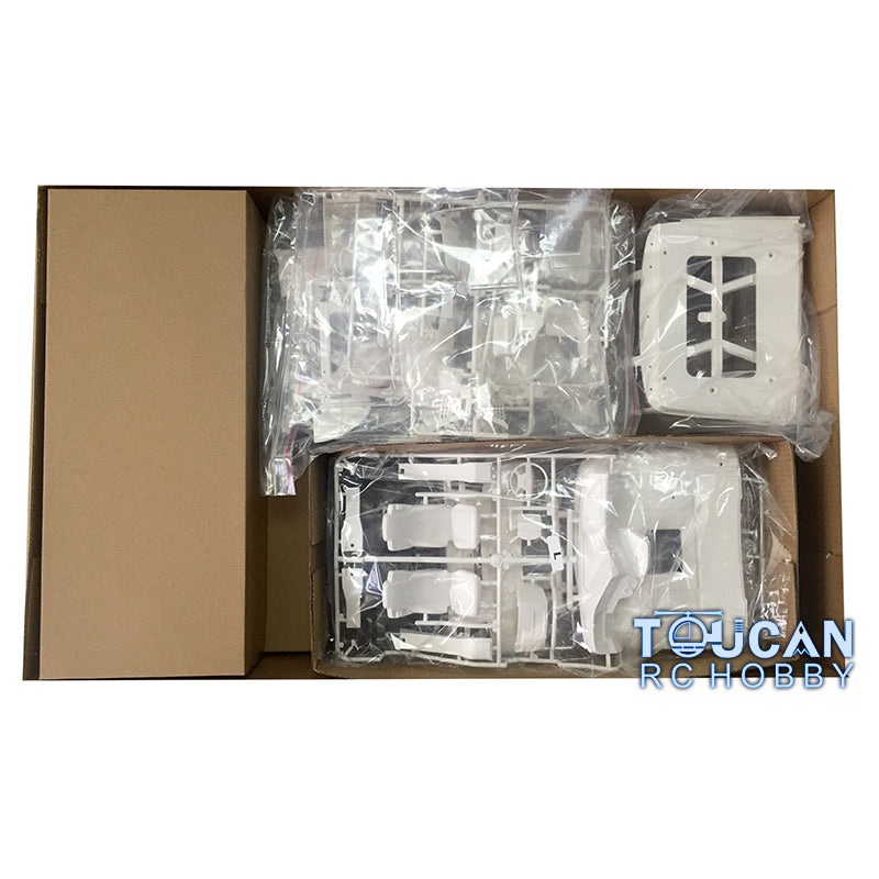 Toucan Hobby 3-Axle 1/14 6*4 RC Tractor Truck Remote Control Trailer Constuction Vehicle Kits DIY Parts Motor