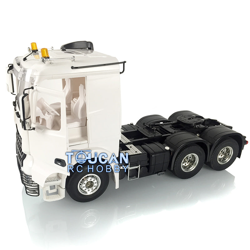 Toucan Hobby 1/14 6*4 Unpainted 3-Axle RC Tractor Radio Contol Truck DIY Car 35T 540 Motor KIT Openable Door Hobby Model