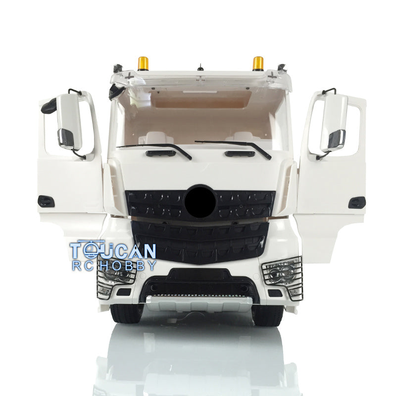 Toucan Hobby 1/14 4x2 Unpainted 2-Axle RC Tractor Radio Control Truck Trailer Open Door DIY Car Toy Gift for Adults Children