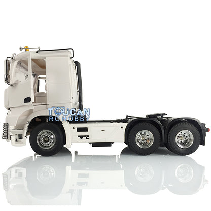 Toucan Hobby 3-Axle 1/14 6*4 RC Tractor Truck Remote Control Trailer Constuction Vehicle Kits DIY Parts Motor