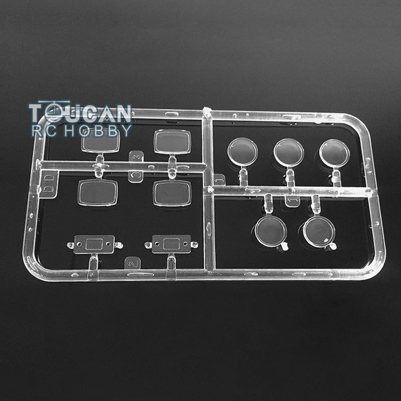 TOUCAN Plastic Headlight Mount Parts for 1/14 TAMIYA 3363 Tractor Truck