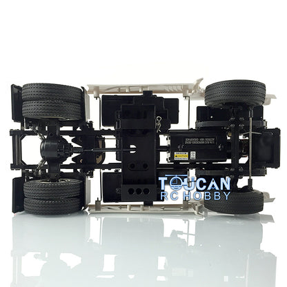 Toucan Hobby 1/14 4x2 Unpainted 2-Axle RC Tractor Radio Control Truck Trailer Open Door DIY Car Toy Gift for Adults Children