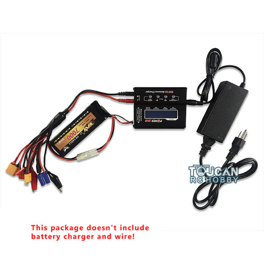 1/16 Henglong 7.4V 7000MAH Lipo Battery With XT60 Charger Plug Balanced Charging Board Electronic Parts For 3818/3819 RC Tank Model