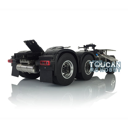 LESU 1/14 Metal 6x6 Chassis with 3Speed Transmission Differential Lock Axles for TAMIYA 3363 (56348) 1851 High Roof RC Tractor Truck