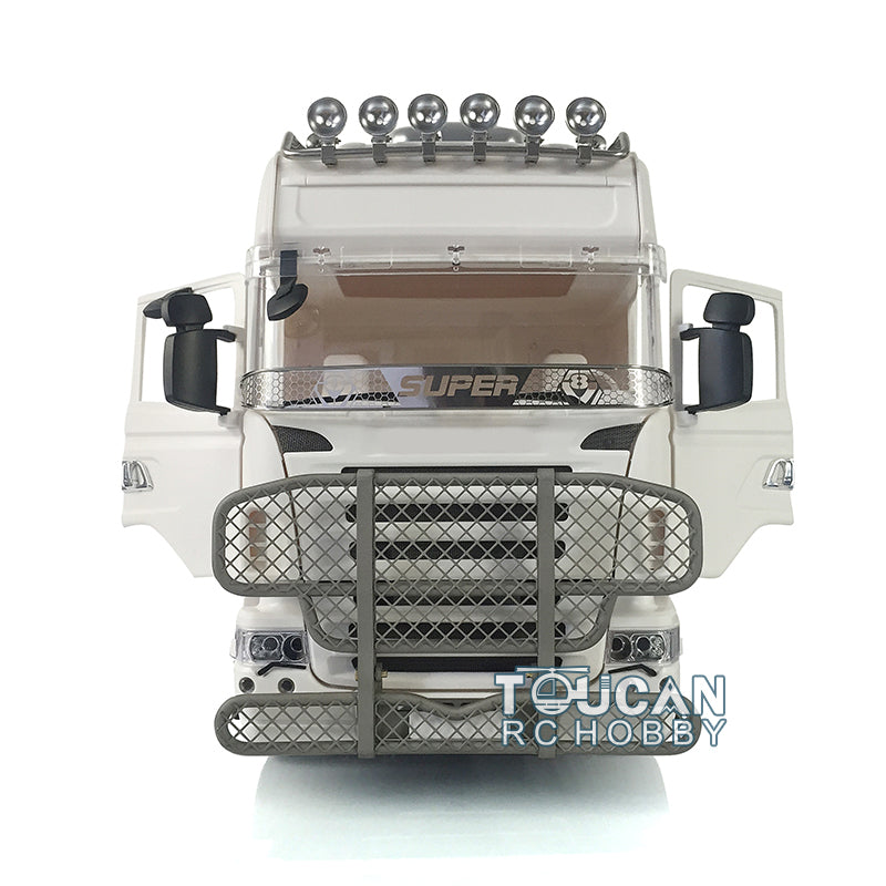 1/14 RC LESU 6*6 Construction Vehicle Metal Chassis Cabin Motor & ESC & Servo & Light & Sound & Radio System Front Bumper