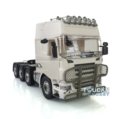 LESU 8*8 RC 1/14 Scale Kit Tractor Truck Car Model Metal Chassis W/ Motor W/O Light & Sound & Battery & Radio System & Charger