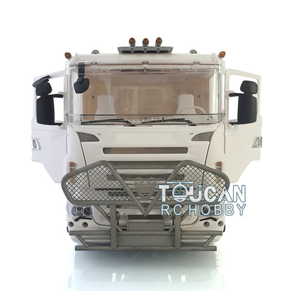 LESU 1/14 6*6 RC Tractor Truck Painted Cabin R730 Assembled Metal Chassis Motor & ESC & Servo & Light & Sound & Radio System