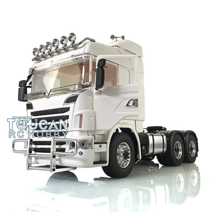 LESU 6*6 1/14 Remote Controlled Tractor Truck Metal Chassis Motor & ESC & Servo & Light & Sound & Radio System