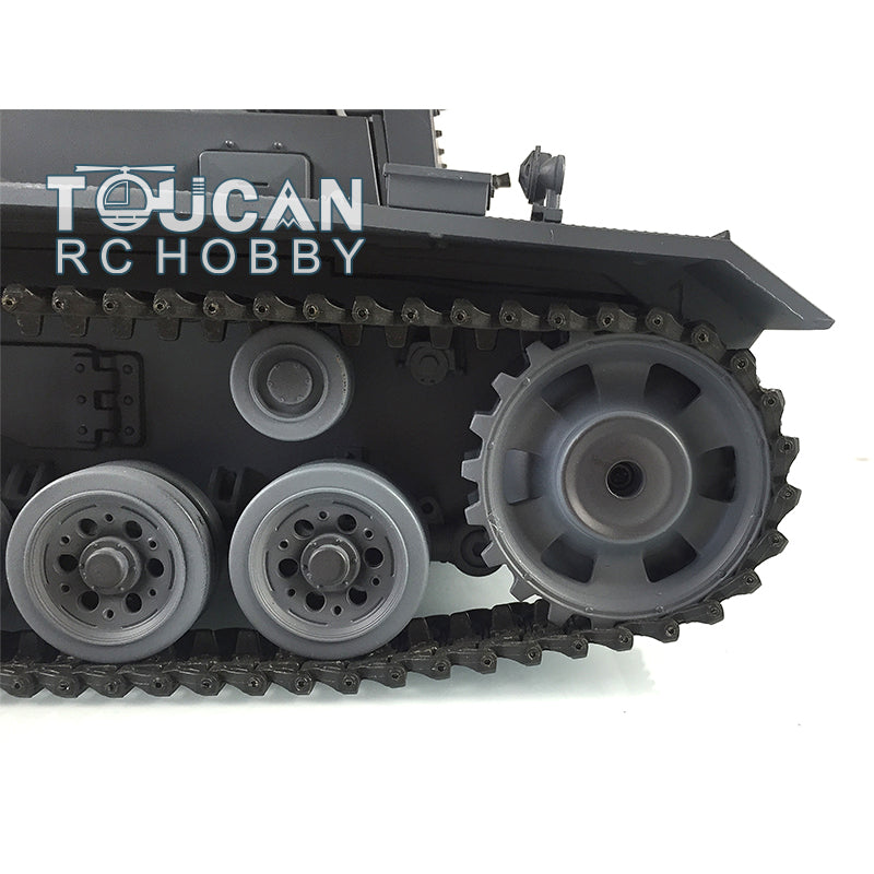 TOUCAN RC HOBBY Henglong 1/16 TK7.0 Promotion Panzer III L RTR RC Tank 3848 Infrared Combat BB 360 Degrees Turret Smoke Metal Tracks Sprockets Idlers Barrel