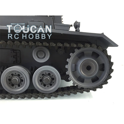 TOUCAN RC HOBBY Henglong 1/16 TK7.0 Promotion Panzer III L RTR RC Tank 3848 Infrared Combat BB 360 Degrees Turret Smoke Metal Tracks Sprockets Idlers Barrel
