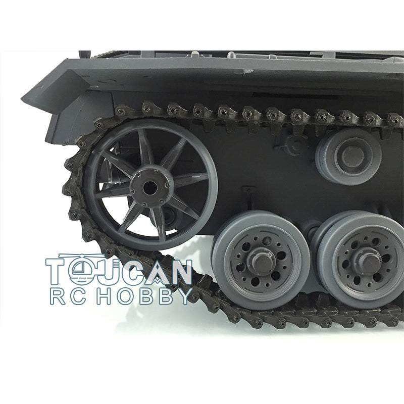 TOUCAN RC HOBBY Henglong 1/16 TK7.0 Promotion Panzer III L RTR RC Tank 3848 Infrared Combat BB 360 Degrees Turret Smoke Metal Tracks Sprockets Idlers Barrel