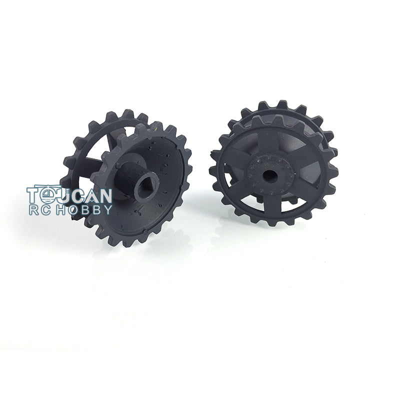 TOUCAN RC HOBBY Plastic Sprockets Road Wheels Idlers Accessories Pack Decal Assembled Chassis For HL 1/16 3859 RC Tank Vehicle DIY Model