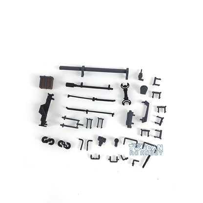 TOUCAN RC HOBBY Plastic Sprockets Road Wheels Idlers Accessories Pack Decal Assembled Chassis For HL 1/16 3859 RC Tank Vehicle DIY Model
