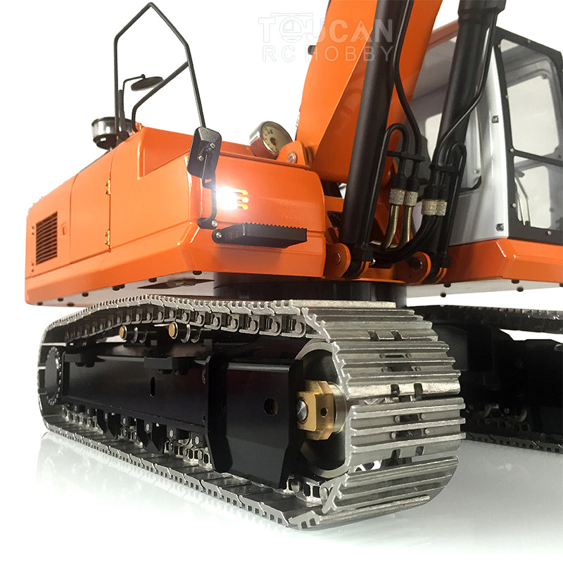 LESU PC360 1/14 Metal RC Excavator B0002 RTR Steel Alloy Hydraulic Digger Model 8MPa Oil Pump System Lighting FlySky PL18EV Lite Controller for Hobby Collectors