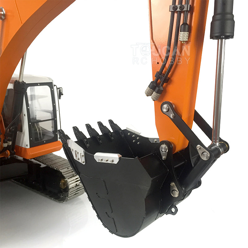 LESU PC360 1/14 Metal RC Excavator B0002 RTR Steel Alloy Hydraulic Digger Model 8MPa Oil Pump System Lighting FlySky PL18EV Lite Controller for Hobby Collectors